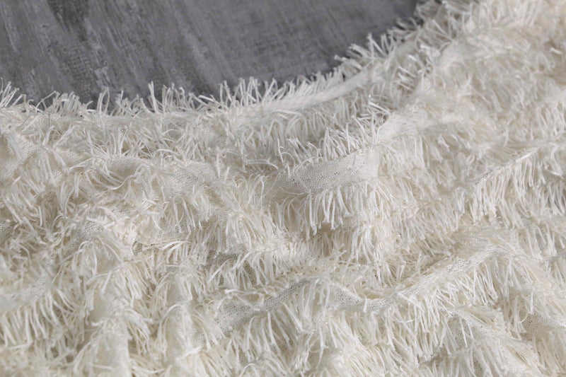 dolman sleeve sheer shaggy pull
