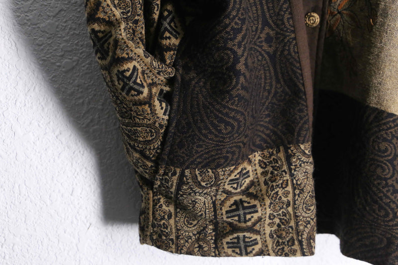 "90's white stag" ethnic jacket