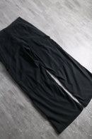 black lyocell spandex d-ring cargo pants