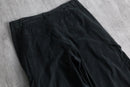 black lyocell spandex d-ring cargo pants