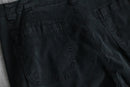 black lyocell spandex d-ring cargo pants