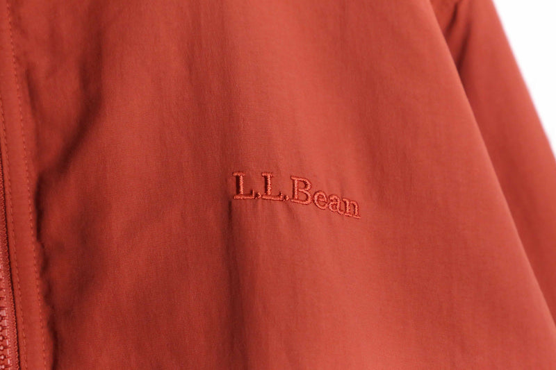 1990's L.L.Bean nylon jacket "vermilion"