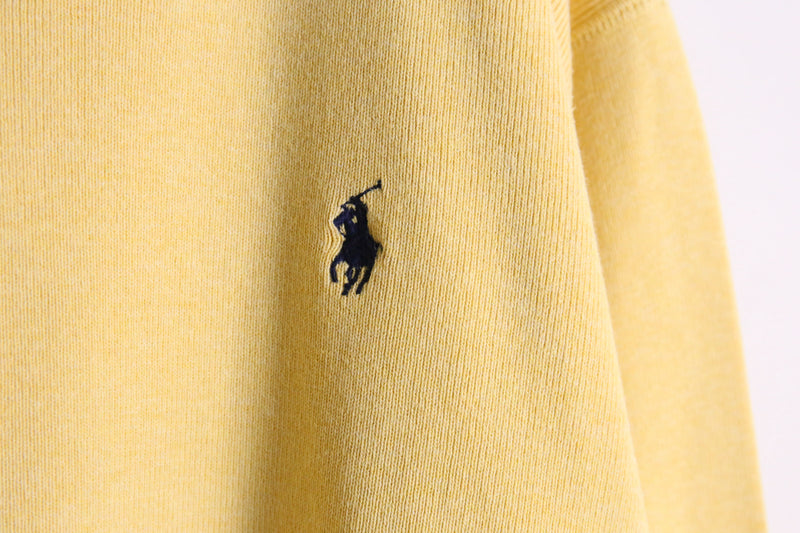 “Polo by RL” yellow cotton sweat