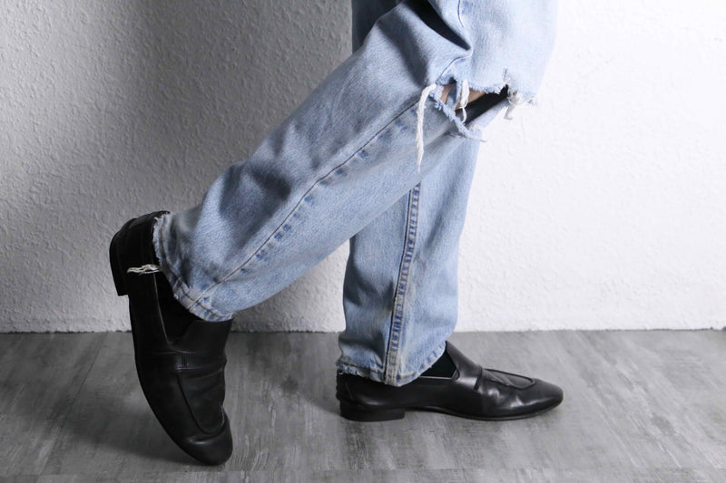 "LEVI'S SILVERTAB" light blue straight denim