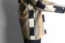 patchwork border design l/s shirt
