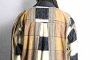 patchwork border design l/s shirt