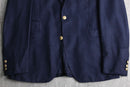 navy fine wool tailored jacket