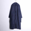 "LONDON FOG" navy smooth balmacaan long coat