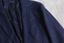 navy fine wool tailored jacket