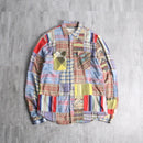 “Denim & Supply Ralph Lauren”patchwork shirt