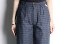 light blue total pattern trouser