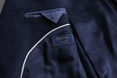 navy fine wool tailored jacket