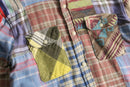 “Denim & Supply Ralph Lauren”patchwork shirt