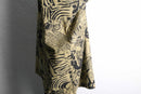 abstract pattern dolman half coat