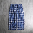 1990s ombre check cropped easy pants