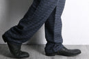 light blue total pattern trouser