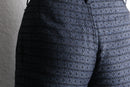light blue total pattern trouser