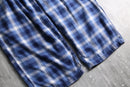 1990s ombre check cropped easy pants