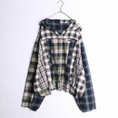 "Re:make" check docking hoodie