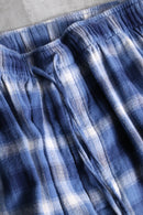 1990s ombre check cropped easy pants
