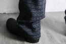 light blue total pattern trouser