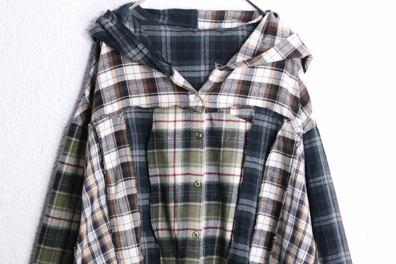 "Re:make" check docking hoodie