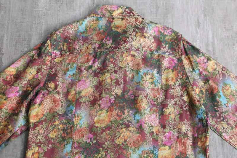 botanical design aurora color  tracker jacket
