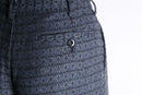 light blue total pattern trouser