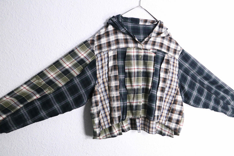 "Re:make" check docking hoodie