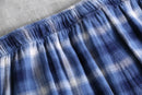 1990s ombre check cropped easy pants