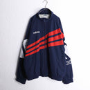 "adibas" nylon design track zip jacket