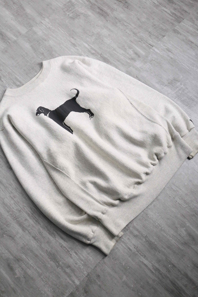 “The Black Dog” print design sweat