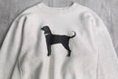 “The Black Dog” print design sweat