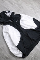 "Re:make" lace track hoodie