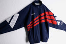 "adibas" nylon design track zip jacket