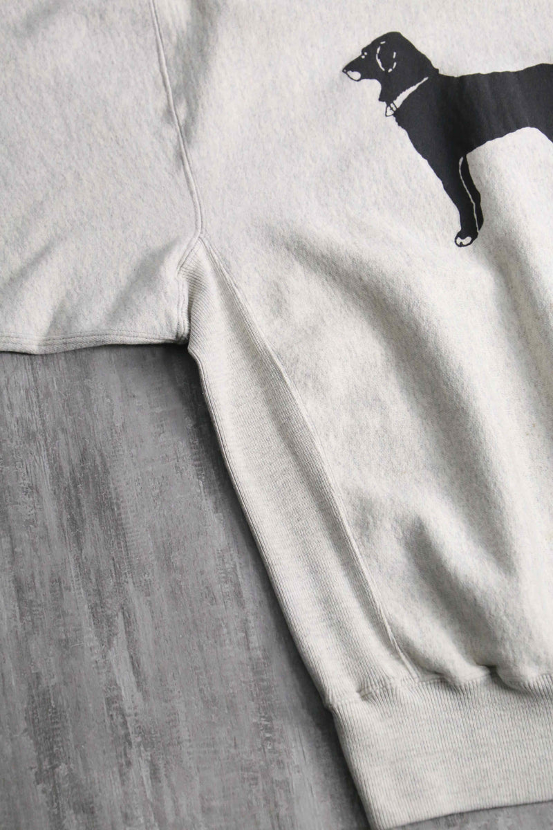 “The Black Dog” print design sweat