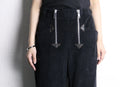 70-80's w. germany black corduroy logger pants