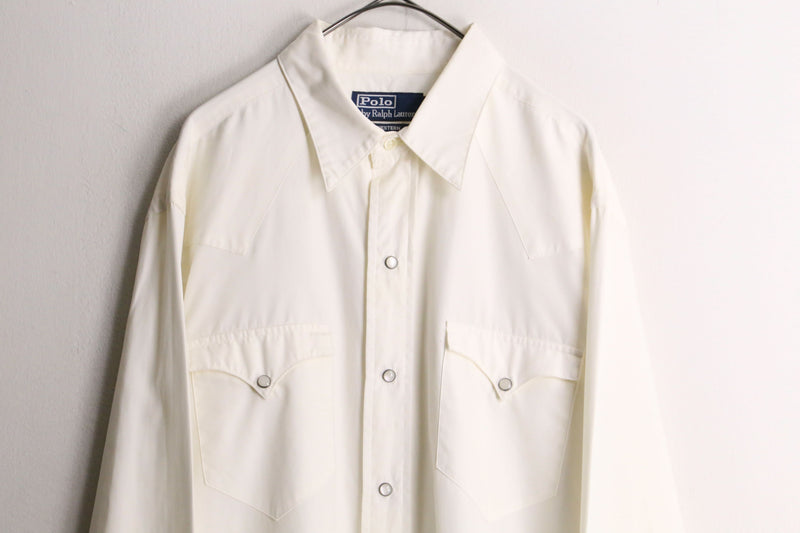 "polo by RL" white color cotton shirt