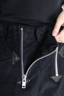 70-80's w. germany black corduroy logger pants