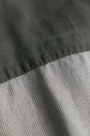 2000s A/X stripe band collar shirt