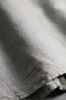 2000s A/X stripe band collar shirt