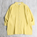 “CHICO’S DESIGN”yellow color linen L/S shirt