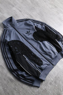 "Re:make" lace track jacket