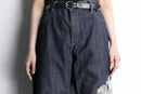 embroidery design baggy denim