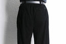 00's "old navy" black velours 1tuck straight pants