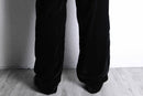 00's "old navy" black velours 1tuck straight pants
