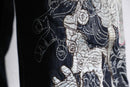 embroidery design baggy denim