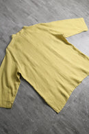 “CHICO’S DESIGN”yellow color linen L/S shirt
