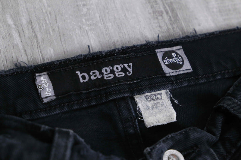 late 1990s Levi's silver Tab black "baggy"