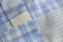 pastel check patchwork blouson